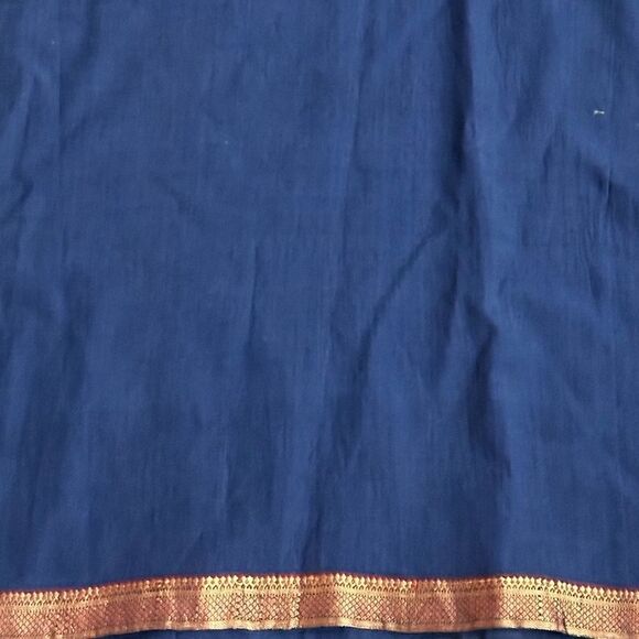 Fabindia Women’s Cotton Half Sleeves Shirt/Tunic in the Size Medium in Navy - Picture 5 of 10